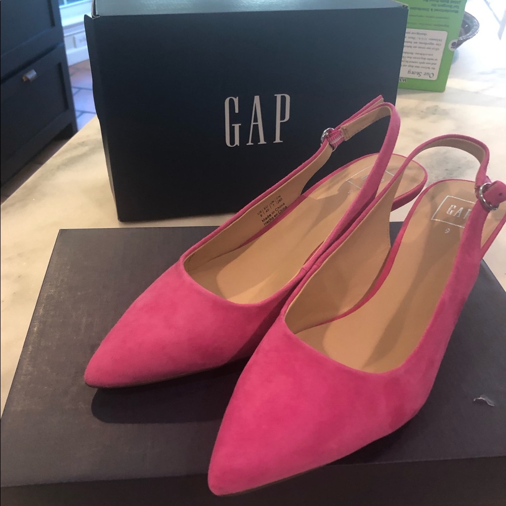 Gap Pink Kitten Heel Sz 9